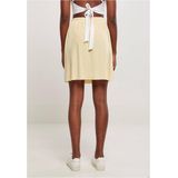 Urban Classics - Plisse Korte Rok - Geel