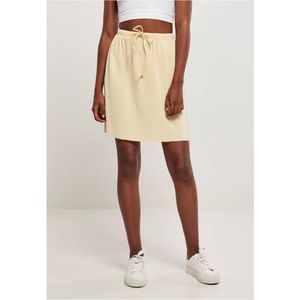 Urban Classics - Plisse Korte Rok - Geel