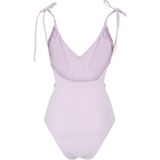 Urban Classics - Rib Badpak - Paars - 88% Polyester, 12% Elastaan