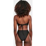 Halterbikini - Effen - Lichte Stof - Gedrapeerd
