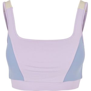 Urban Classics - Color Block - Sport BH - Multicolour - Uitneembare Cups, Elastische Onderborstband