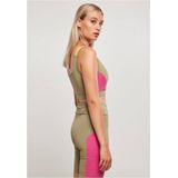 Urban Classics - Color Block - Sportbh - Khaki/Paarst/Magimango - M
