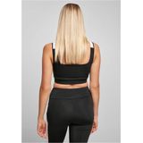 Urban Classics - Color Block SportBH - S - Zwart/Wit