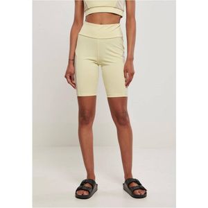 Urban Classics - Color Block Korte cycle broek - Geel/Groen