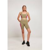 Urban Classics - Color Block - Korte Cycle Broek - Groen/Paars