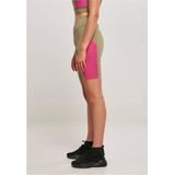 Urban Classics - Color Block - Korte Cycle Broek - Groen/Paars