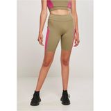 Urban Classics - Color Block - Korte Cycle Broek - Groen/Paars