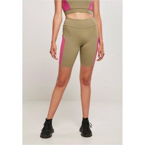 URBAN CLASSICS Radlerhose "Urban Classics Damen Ladies Color Block Cycle Shorts", (1 tlg.)