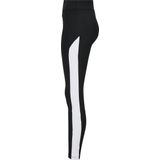 Urban Classics - Color Block Sportlegging   Zwart/Wit