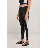 Urban Classics - Color Block Sportlegging   Zwart/Wit