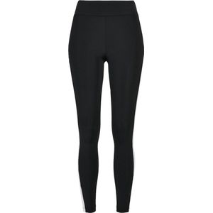 Urban Classics - Color Block Sportlegging - Zwart/Wit - Slim Fit