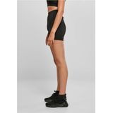 Urban Classics - Recycled High Waist Hot Pants Korte cycle broek - Zwart