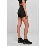 Urban Classics - Recycled High Waist Hot Pants Korte cycle broek - Zwart