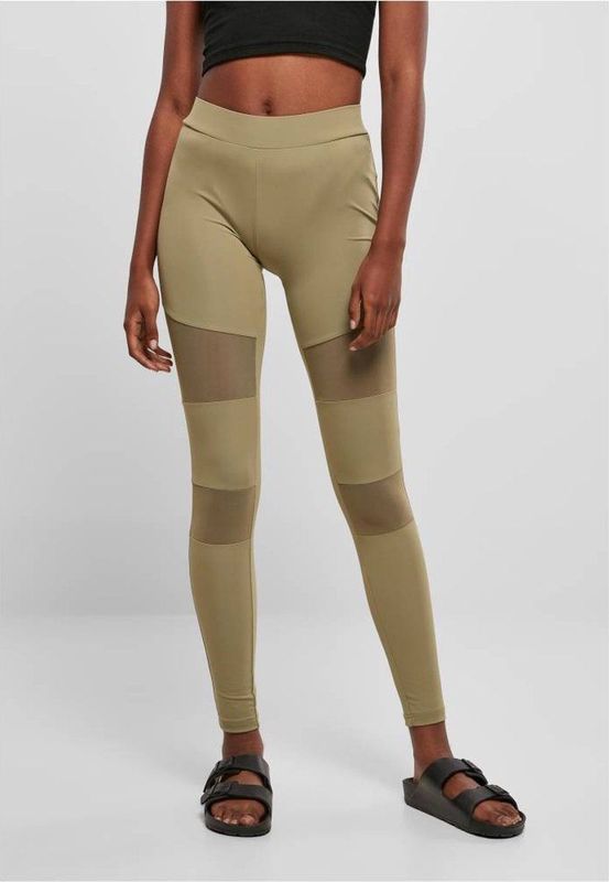 Urban Classics - Tech Mesh Sportlegging - Groen