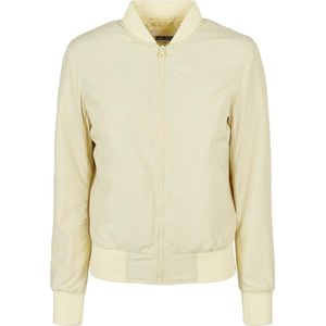 Urban Classics Lichte bomberjack voor dames, damesjas, Zacht geel