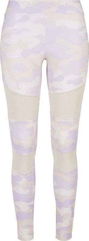 Urban Classics - Camo Tech Mesh lilaccamo Sportlegging   Paars