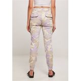 Urban Classics - High Waist Camo Cargobroek Paars