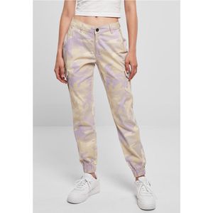 Urban Classics - High Waist Camo Cargobroek Paars