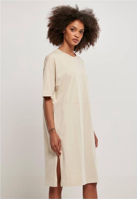 Urban Classics - Damesjurk - Softseagras - Biologisch Katoen - Oversized met Slit