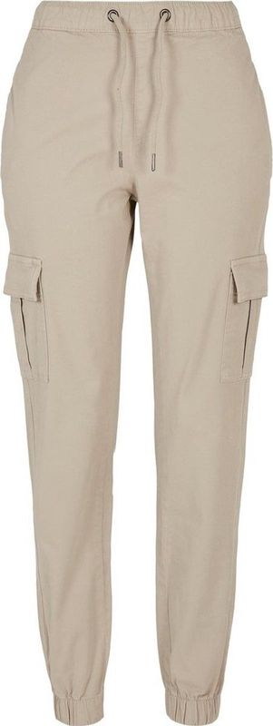 Urban Classics - Dames Cargobroek - High Waist - Softseagras - Comfort Jogg