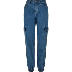 Urban Classics - Organic Stretch Denim Cargobroek Blauw