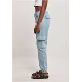 Urban Classics - Organic Stretch Denim Cargobroek Blauw