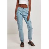 Urban Classics - Organic Stretch Denim - Cargobroek - Blauw - Hoogwaardige Biologische Katoen