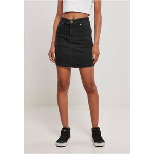 Urban Classics - Rok - Black Denim - Minirok - 5-pocket-style