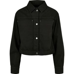 Damesjack - Katoen - Blauw - Casual Oversized Pasvorm