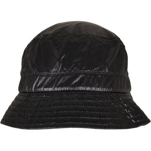 Flexfit Lichte nylon hoed in zwart, Eén maat, uniseks, zwart, Eén maat, zwart.