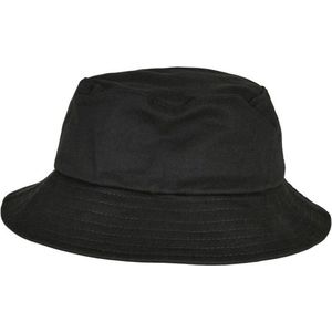 Urban Classics - Flexfit Cotton Twill Bucket Hat / Vissershoed Kids - Zwart