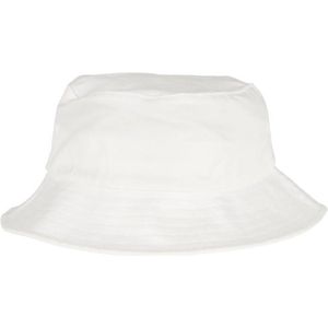 Urban Classics - Flexfit Cotton Twill Bucket Hat / Vissershoed Kids - Wit