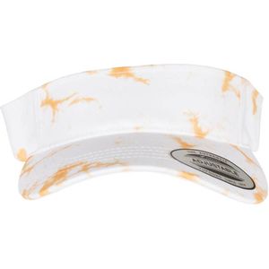 Urban Classics - Batik Dye Curved Visor/zonneklep - Oranje/Wit