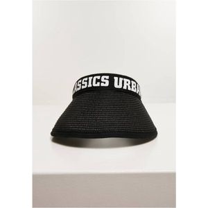 Urban Classics - Logo Bast Visor/zonneklep - Zwart