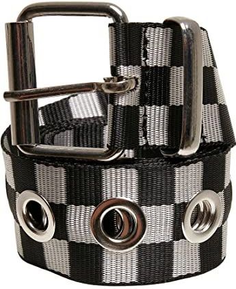 Urban Classics Checker Belt With Eyelets