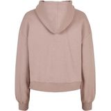 Dameshoody - Oversized - Geborsteld Fleece - 100% Katoen - Zwart