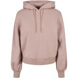 Dameshoody - Oversized - Geborsteld Fleece - 100% Katoen - Zwart
