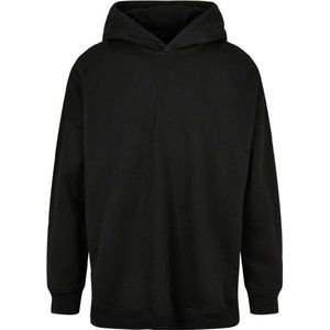 Build Your Brand - Oversized Cut on Mouw Hoody - Hoodie - Zwart - Katoen