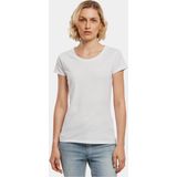 Damesshirt 'Basic Tee' met ronde hals White