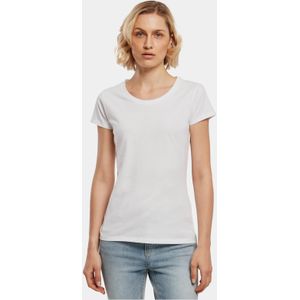 Damesshirt 'Basic Tee' met ronde hals White
