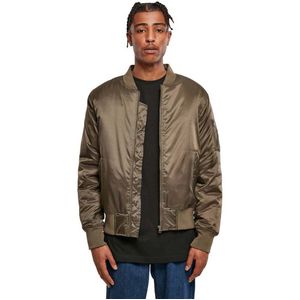 Build your Brand Bomber Jacket BY030 - Dark Olive - L