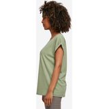 Build your Brand Ladies´ Extended Shoulder Tee BY021 - SOFT SALVIA - XS
