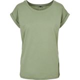 Build your Brand Ladies´ Extended Shoulder Tee BY021 - SOFT SALVIA - XS