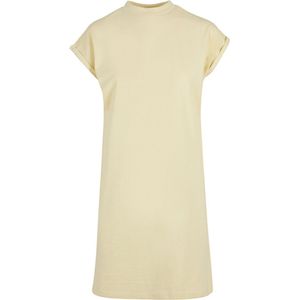 Build Your Brand - Turtle Shoulder Dress - Shirtjurk - Soft Yellow - 100% Katoen