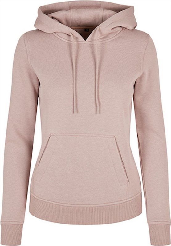 Build Your Brand - Heavy Hoodie - Dusk Rose - Katoen/Polyester