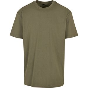 Build your Brand Ladies´ Extended Shoulder Tee BY021 - OLIVE - 3XL