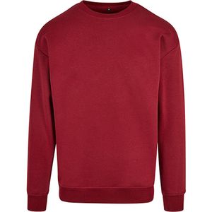 Unisex Sweater 'Crewneck' ronde hals Burgundy