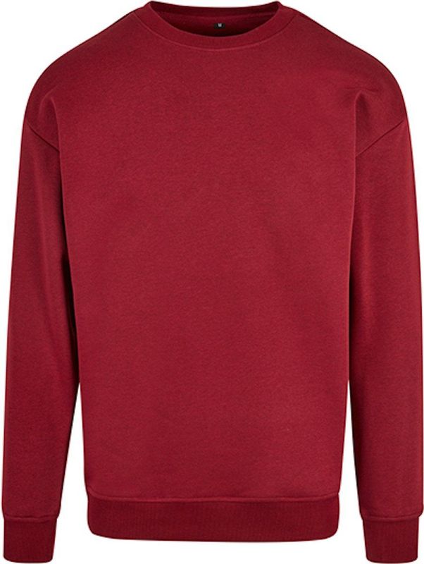 Unisex Sweater 'Crewneck' ronde hals Burgundy