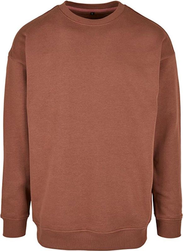 Unisex Sweater 'Crewneck' ronde hals Bark