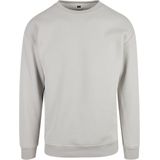 Unisex Sweater 'Crewneck' ronde hals Light Asphalt